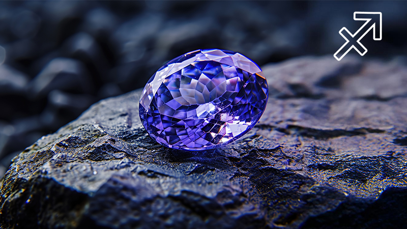 Sagittarius birthstone purple