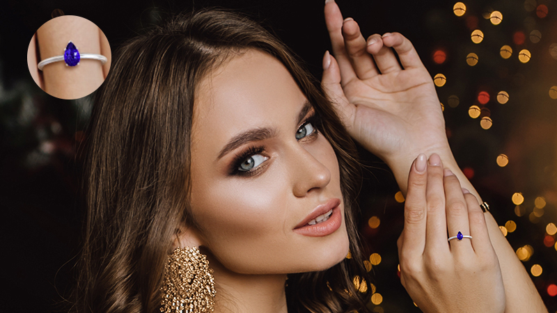 Sagittarius birthstone ring