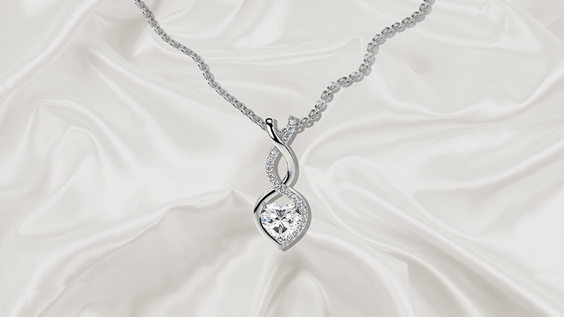 gemstone necklace pendants diamond