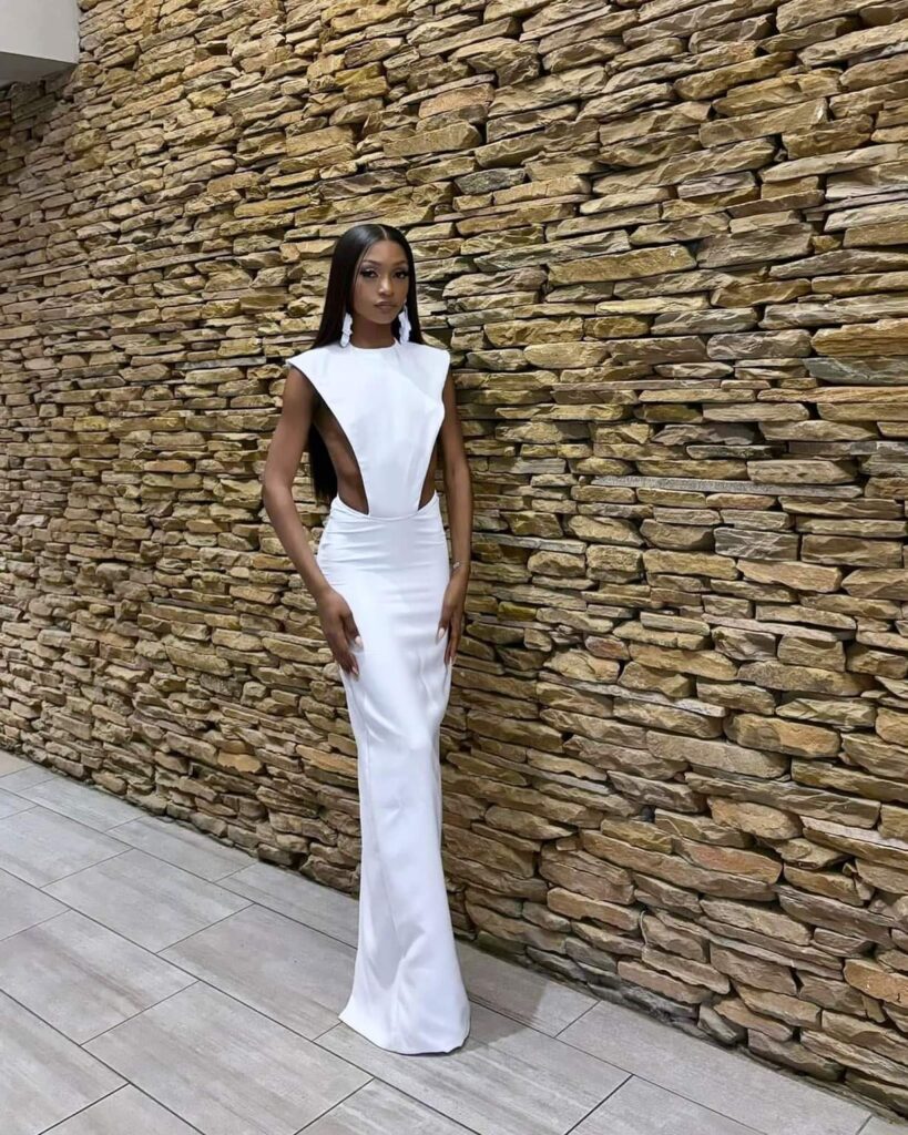 Faith Bwalya in white
