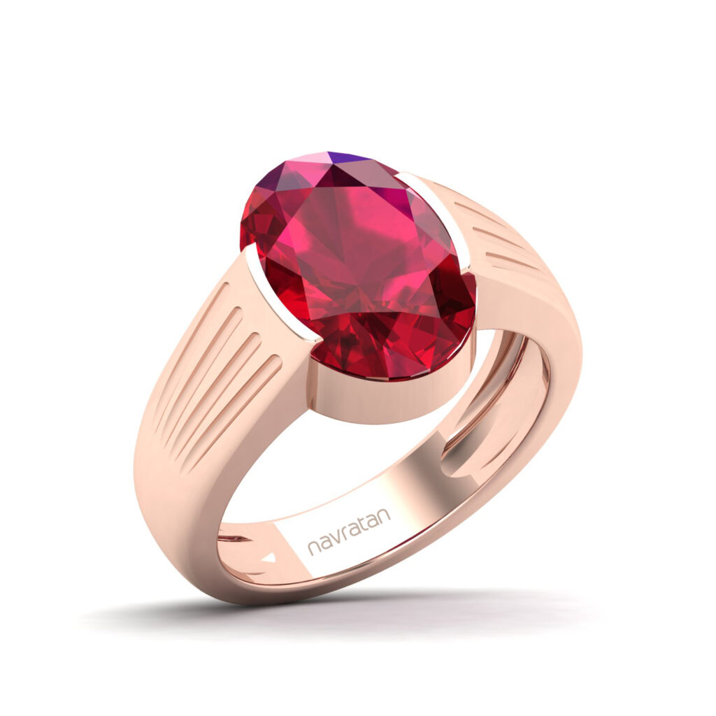 Ruby for men ring