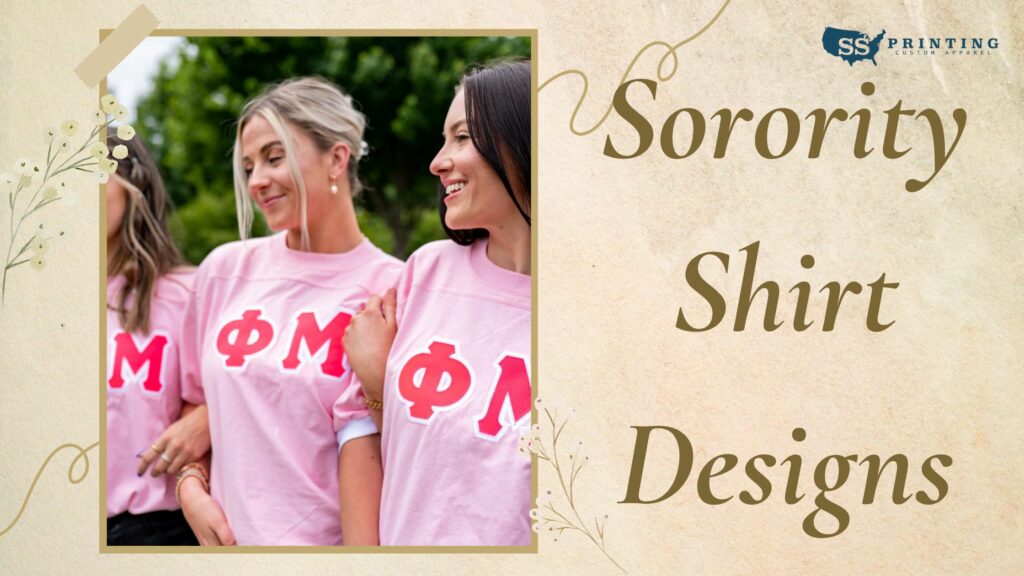 sorority shirt designs 3 girls in pink shirts