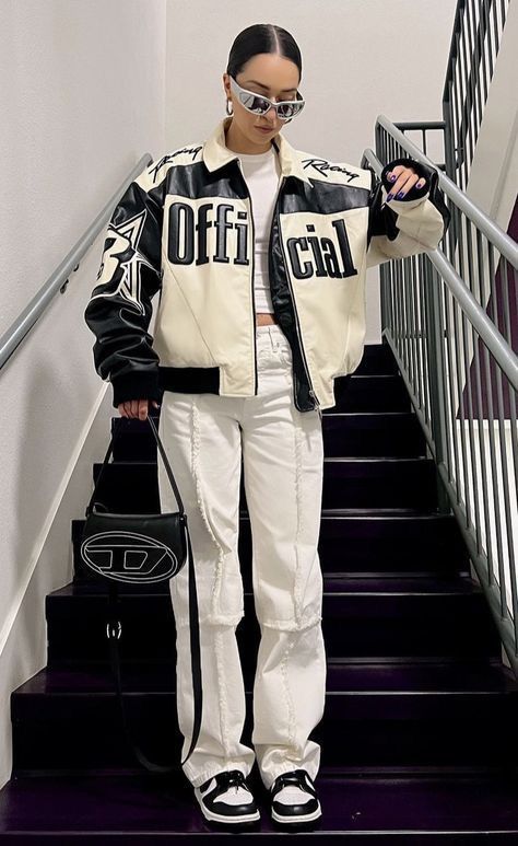 black and white Varsity jackets