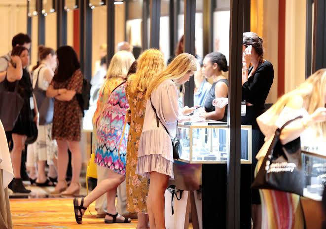 people shopping at the COUTURE Show Las Vegas