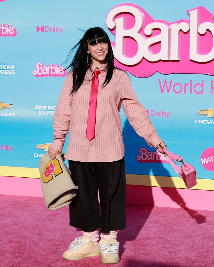 Billie Eilish fashion evolution at the barbie premiere