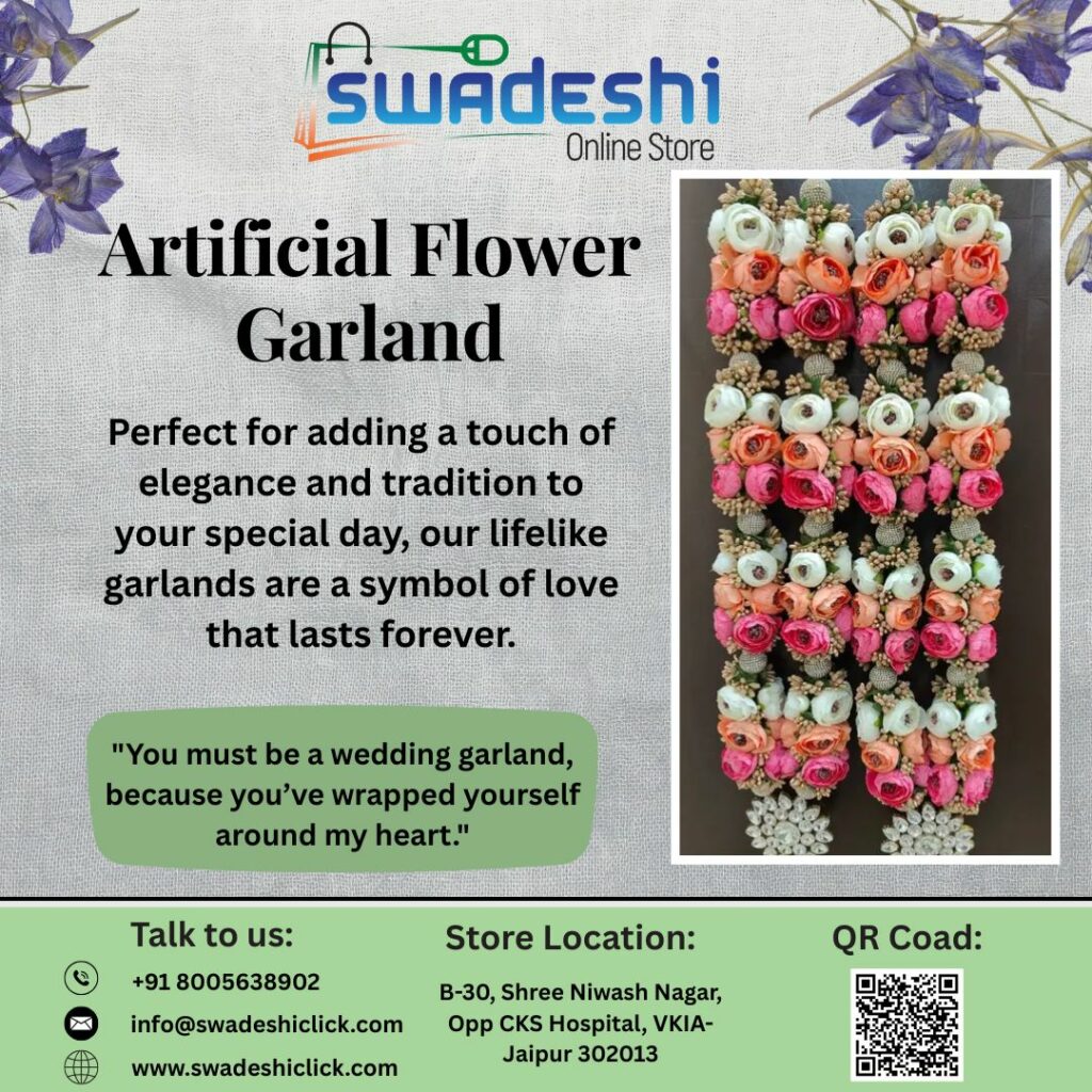 buy artificial varmala for wedding ceremonies.
