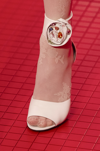 Miley Cyrus in Valentino shoes