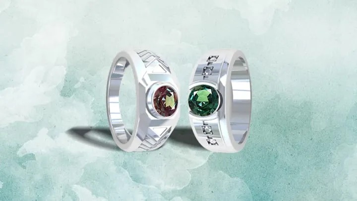 alexandrite stone gifts for men rings