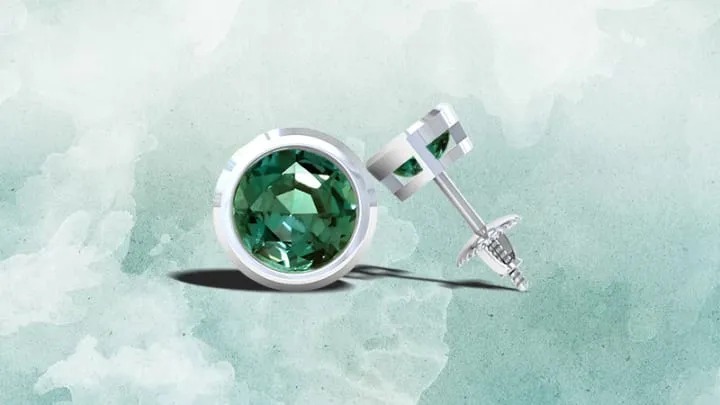 alexandrite stone gifts for men earrings