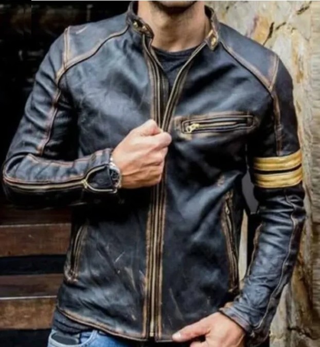 Oskar Jacket mens leather