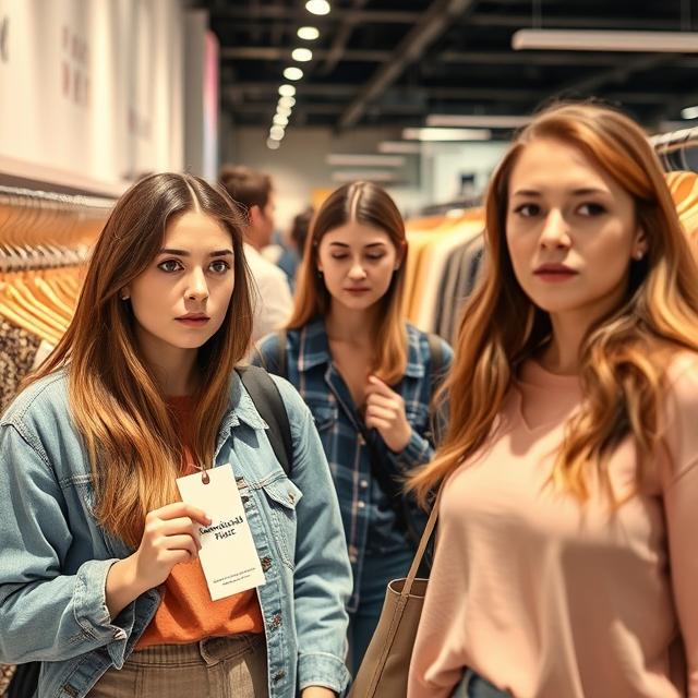 3 women wearing substainable fast fashion