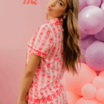 Pink Palm Puff Hoodie featured image