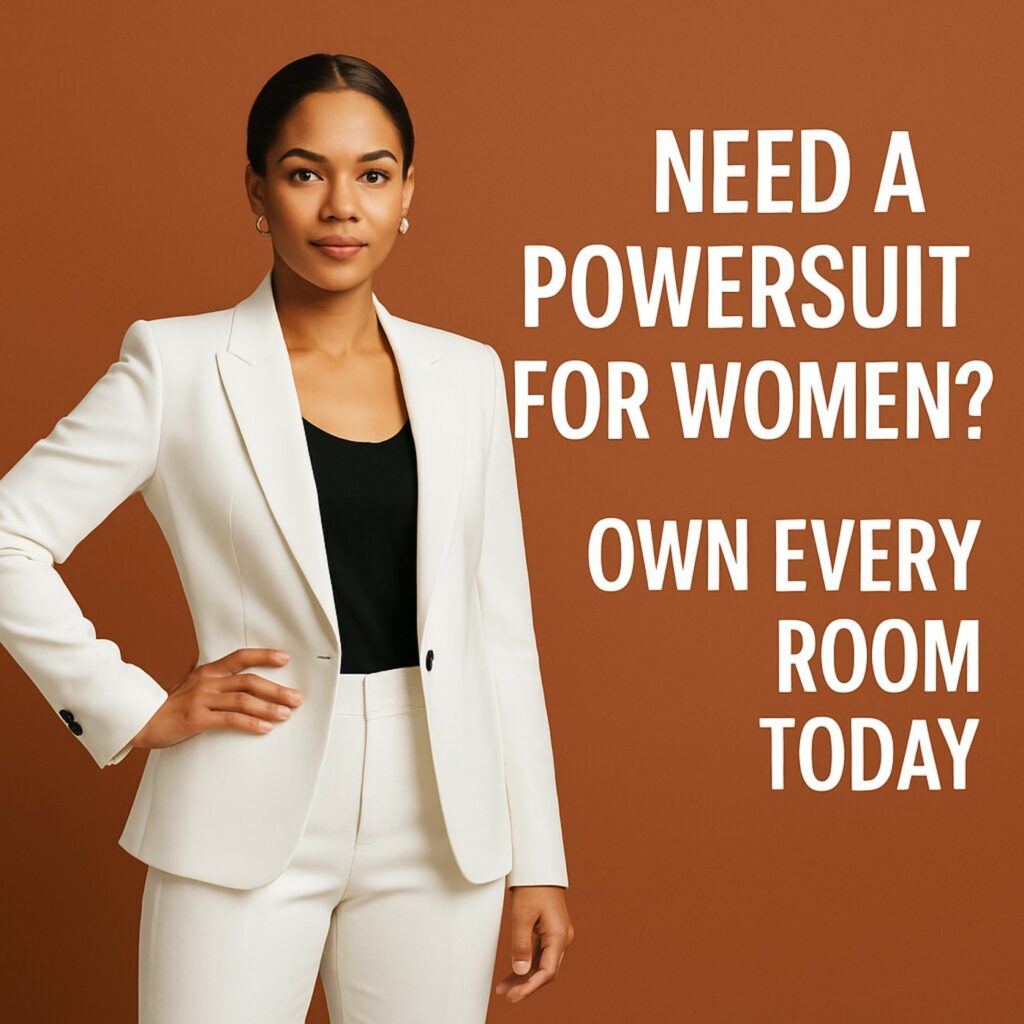 Need a Power Suit for Women? Own Every Room Today