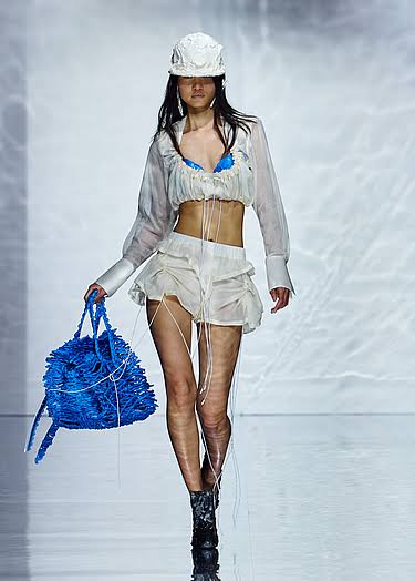 model at the runway for Berlin Fashion Week 2025