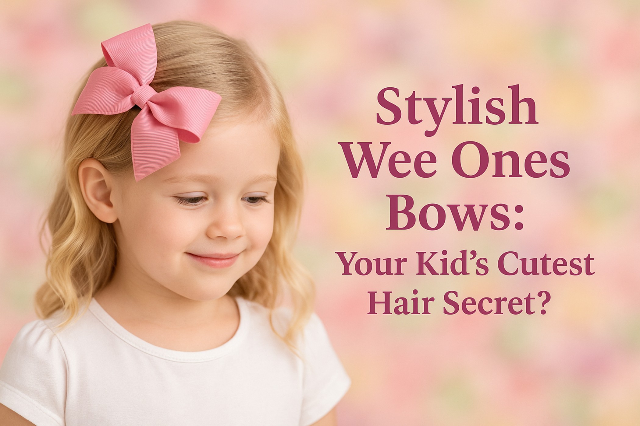 Stylish Wee Ones Bows: Your Kid’s Cutest Hair Secret