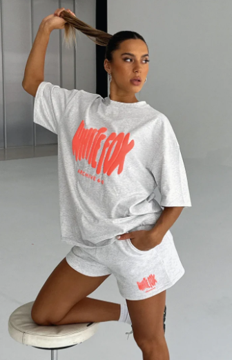 White fox lounge set