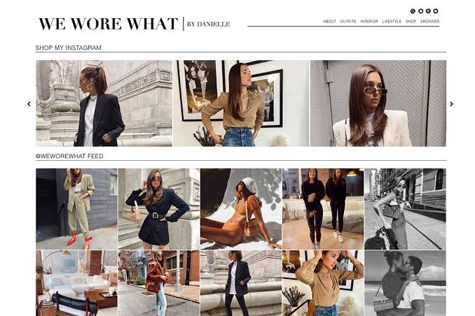 We wore what by Danielle Top 20 fashion blogs