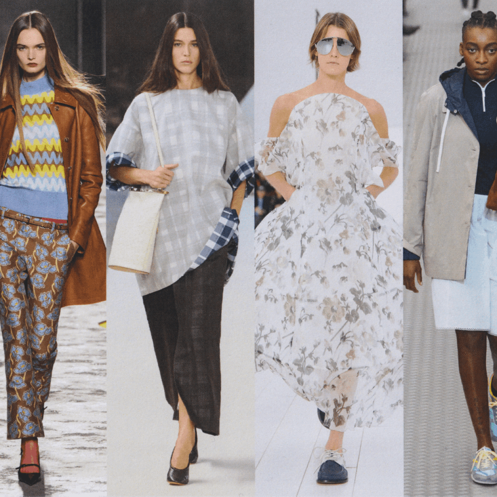 4 woman wearing sustainable fashion trends