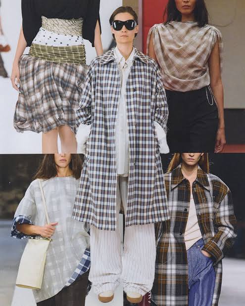 5 woman wearing various sustainable fashion trends