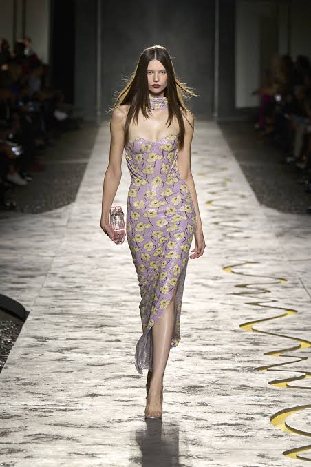 Spring/Summer 2026 - floral dress with slit