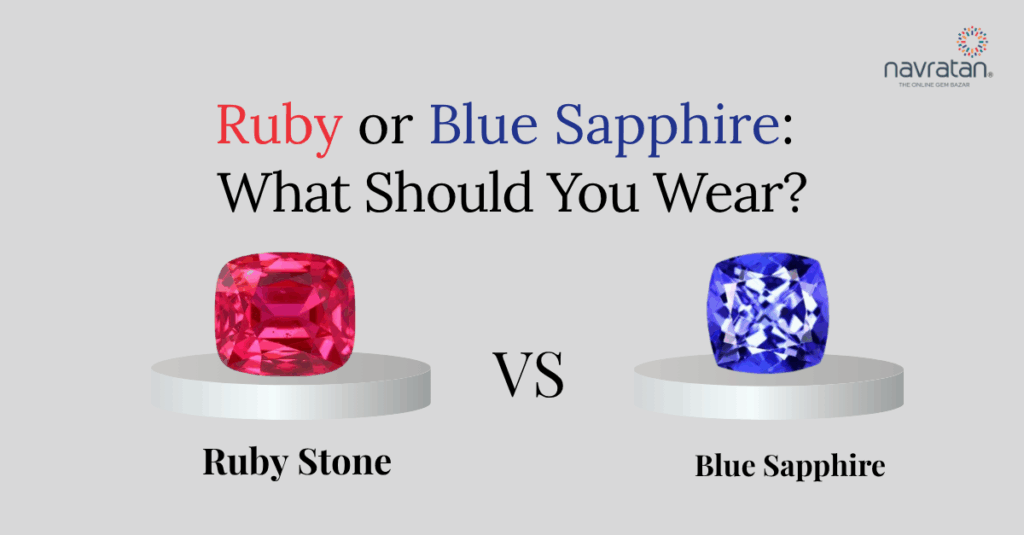 Ruby or blue saphire