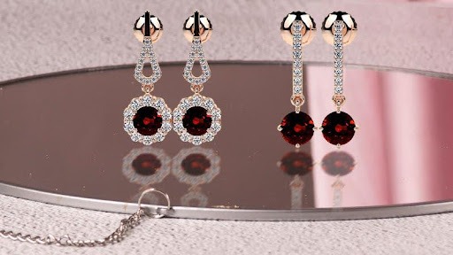 Spinel Dangling Earrings