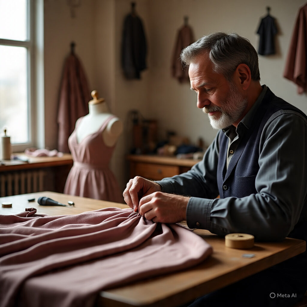 Bangkok's best tailors sewing