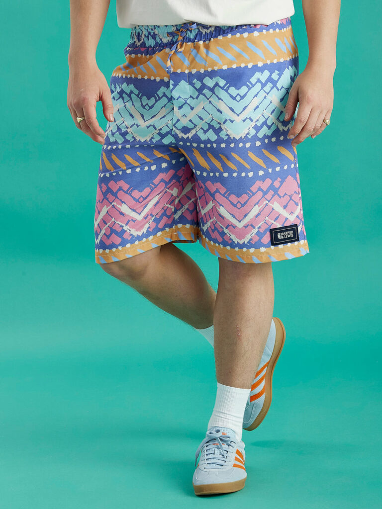 rainbow colored shorts trends