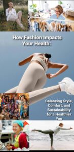 Woman running showing how Fashion impacts your health