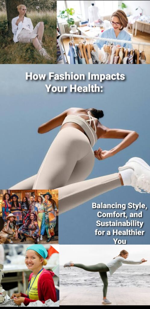 Woman running showing how Fashion impacts your health