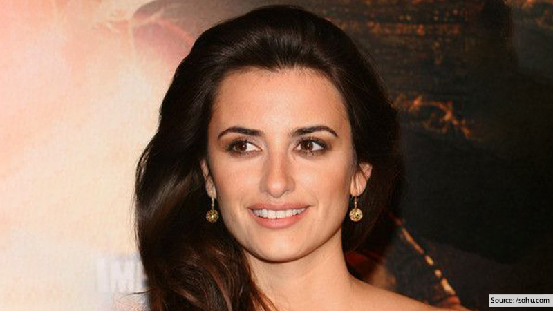 Penelope Cruz wearing earrings