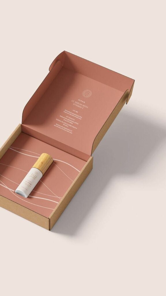 flip top custom serum boxes