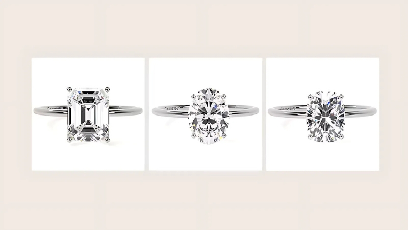 lab made diamond ring