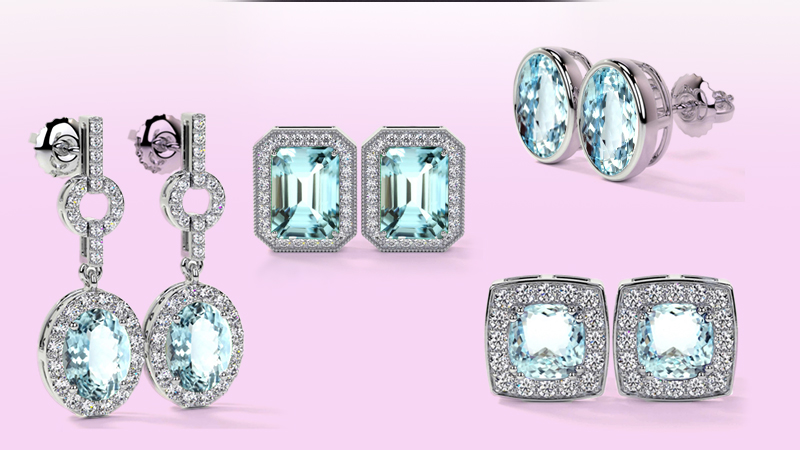 Aquamarine Earrings