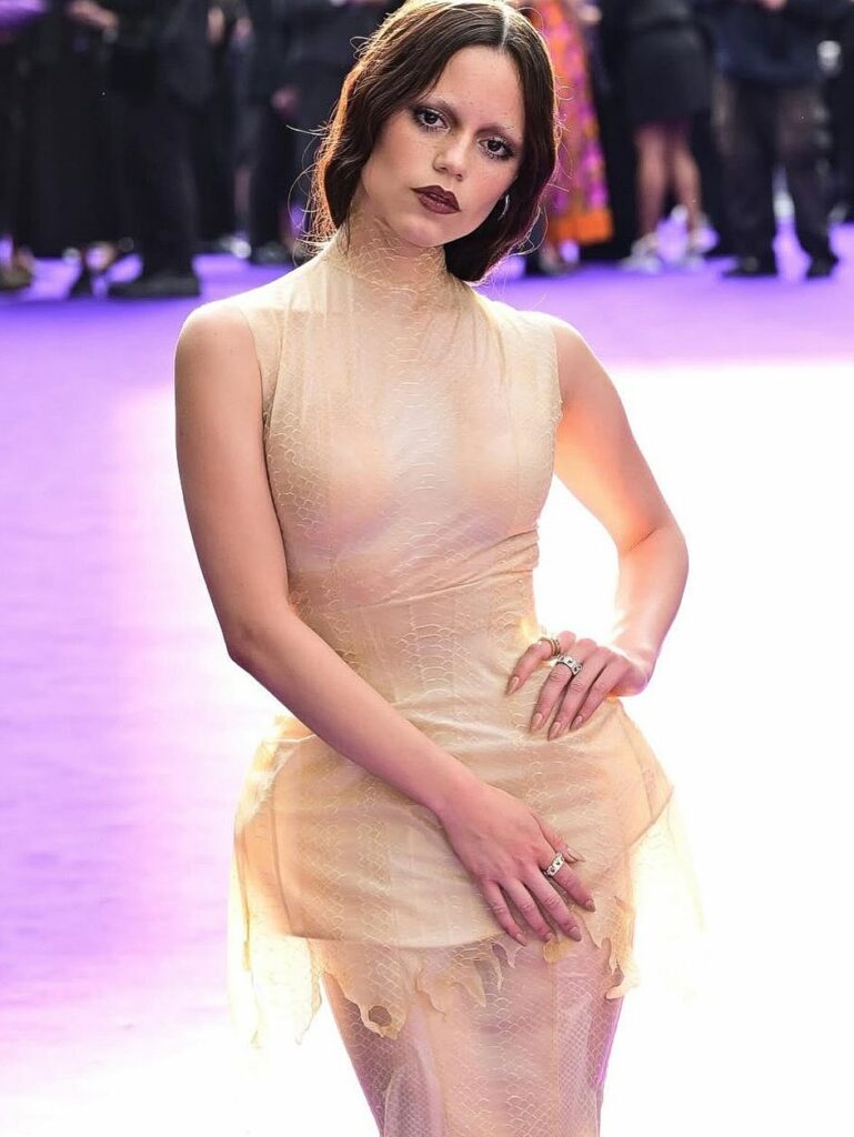 Jenna Ortega in Custom Ashi Studio
