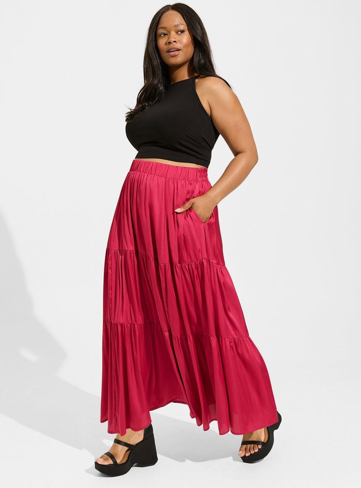 9 Stunning Tiered Maxi Skirts-Which One Suits You Best