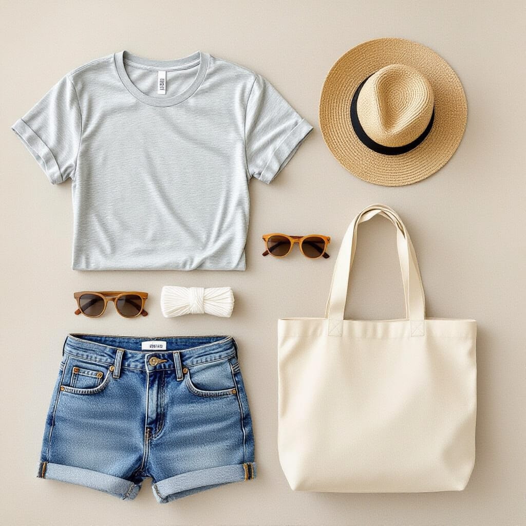 various Sustainable fashion articles of clothing 