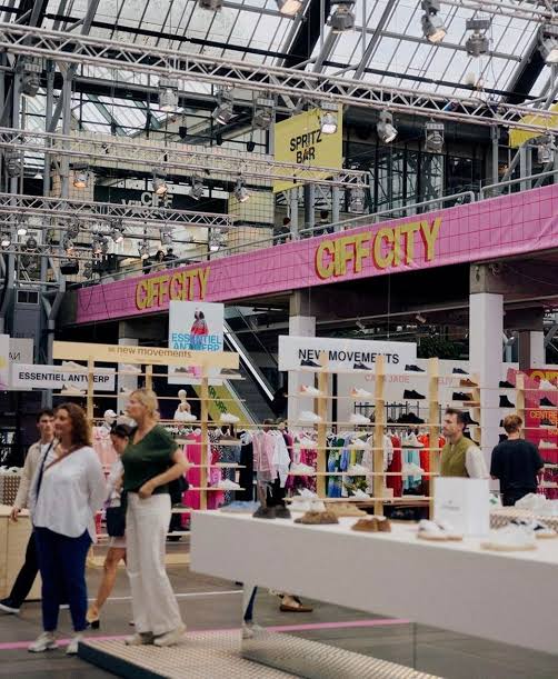 on the floor of the Copenhagen International Fashion Fair - CIFF