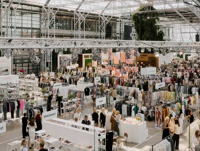 aireal view of Copenhagen International Fashion Fair - CIFF