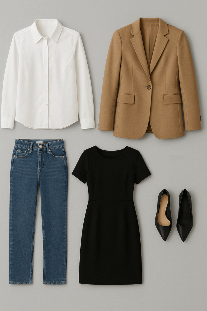 4 ARTICLES OF CLOTHING wardrobe essentials