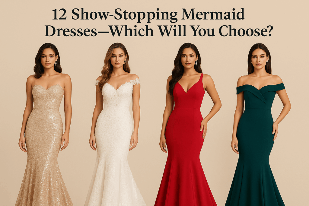 11 Show-Stopping Mermaid Dresses—Which Will You Choose?