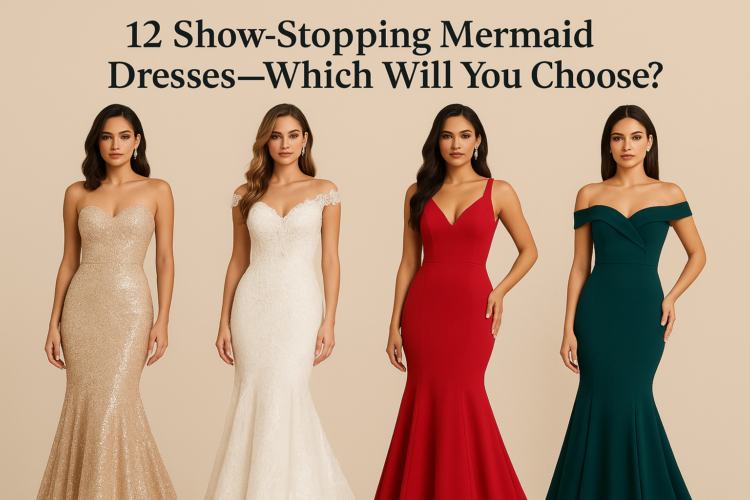 11 Show-Stopping Mermaid Dresses—Which Will You Choose?