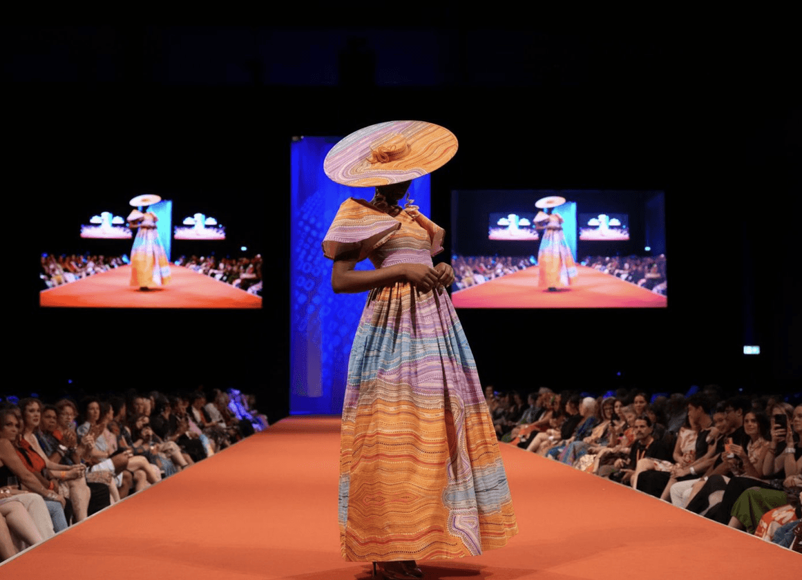 National Indigenous Fashion Awards - runway model 2