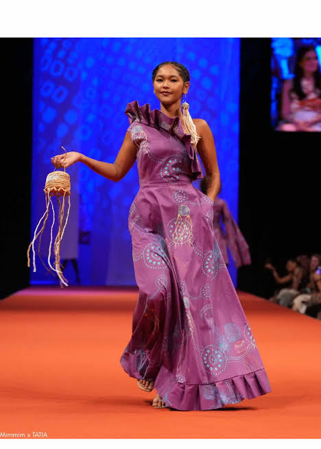 National Indigenous Fashion Awards - runway model 3