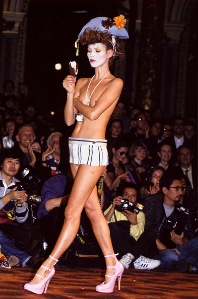 Kate Moss au défilé Vivienne Westwood