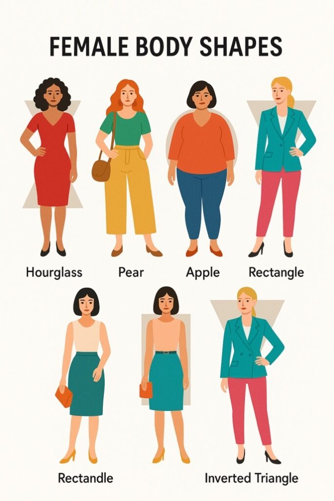 displying different Body Shape