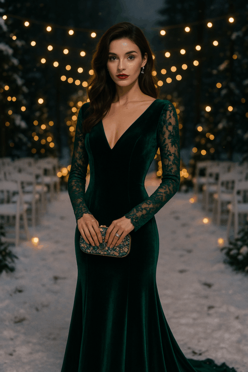 winter wedding outfit 2