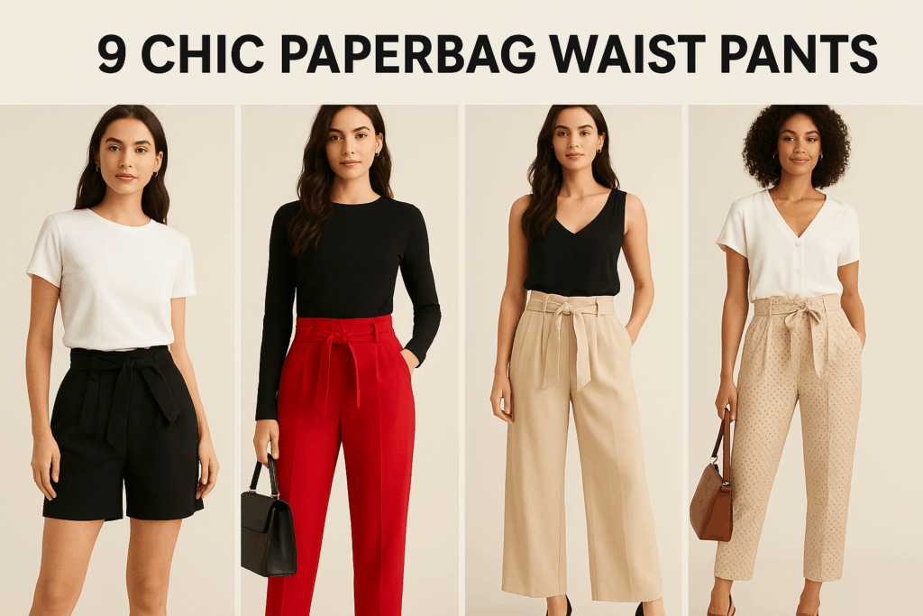 9 Chic Paperbag Waist Pants : Will You Nail This Look?