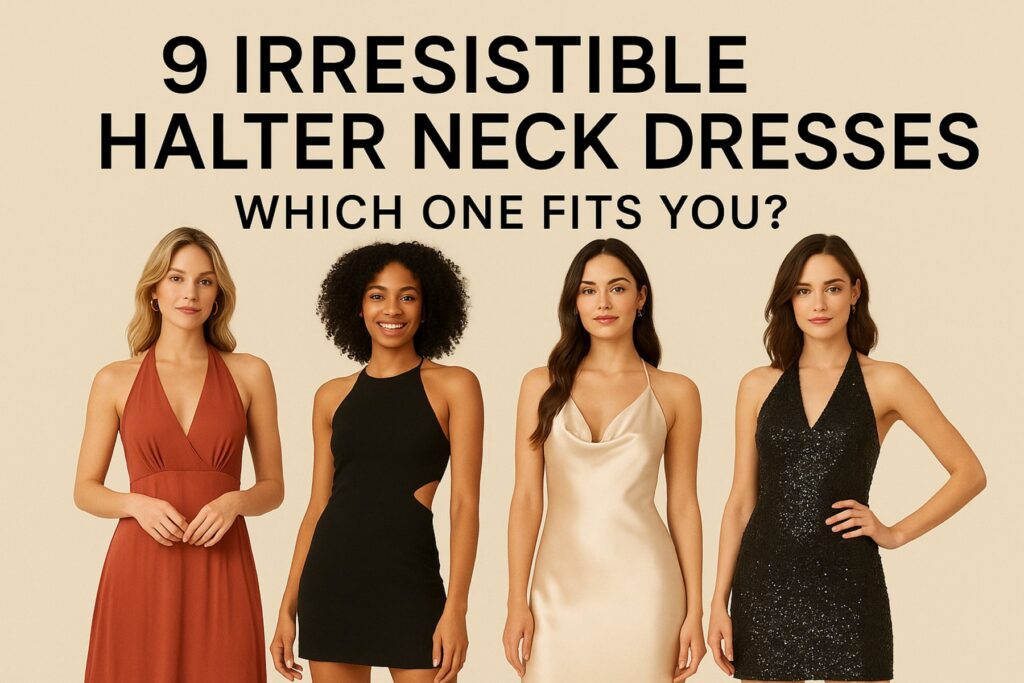 9 Irresistible Halter Neck Dresses - Which One Fits You