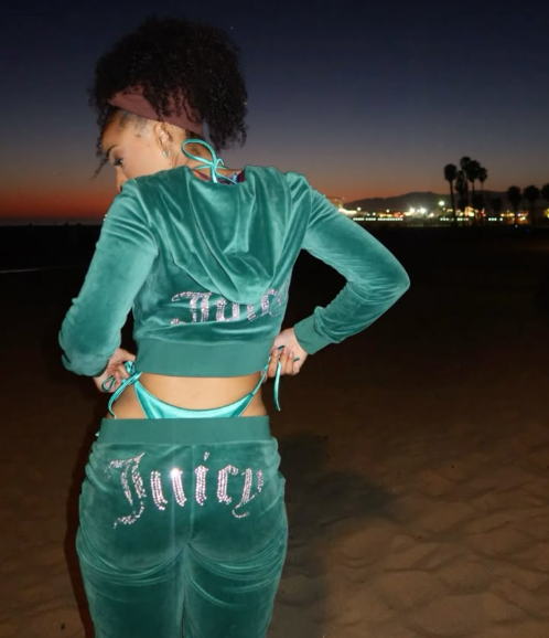 Juicy sweatsuits in green